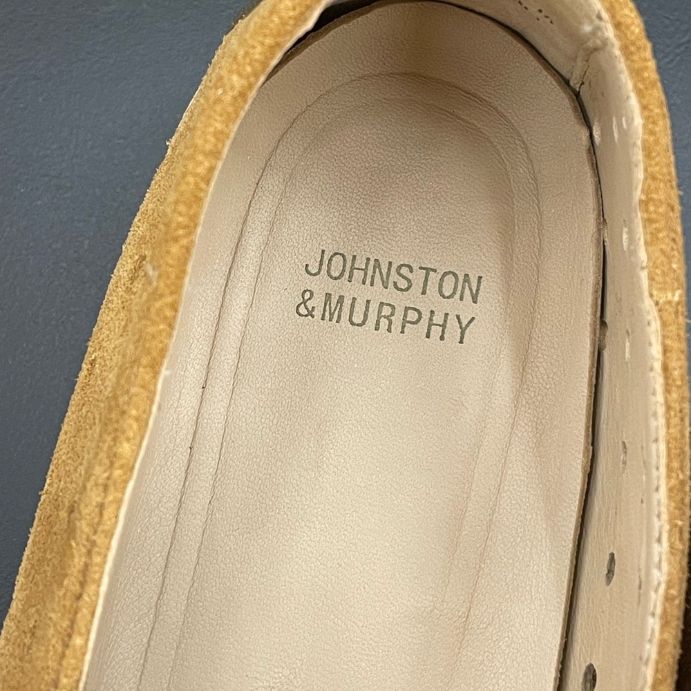 Johnston & Murphy Penelope Tan Slip-on with Perforated Design - Picture 2 of 6